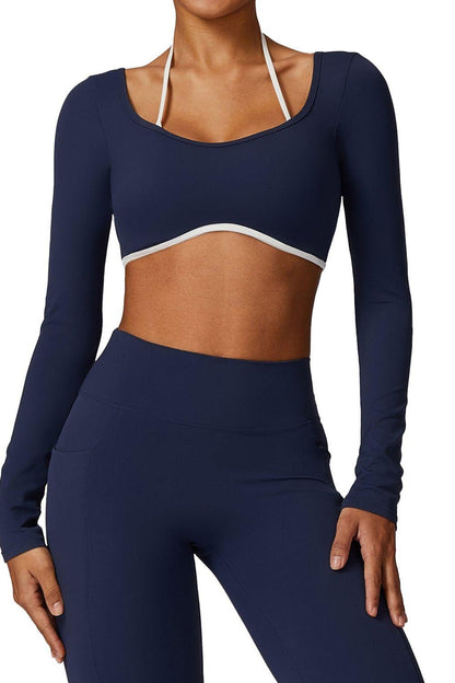Nüda Contrast Long Sleeve Top