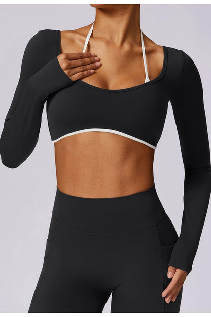 Nüda Contrast Long Sleeve Top