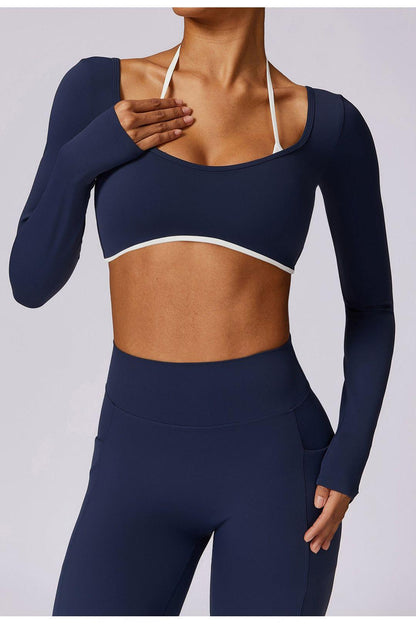 Nüda Contrast Long Sleeve Top